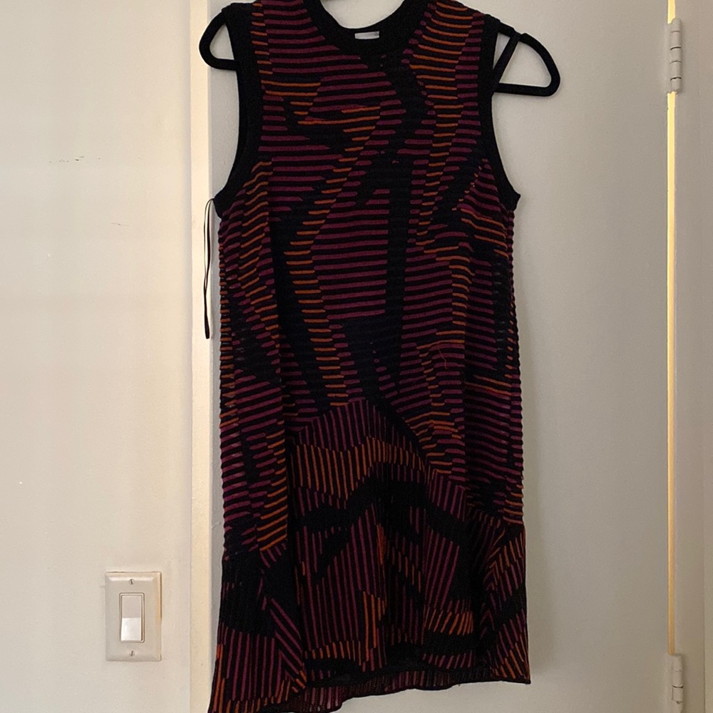Missoni geo print multicolor mini dress with slip